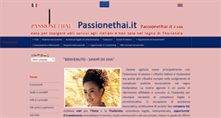 Desktop Screenshot of passionethai.it